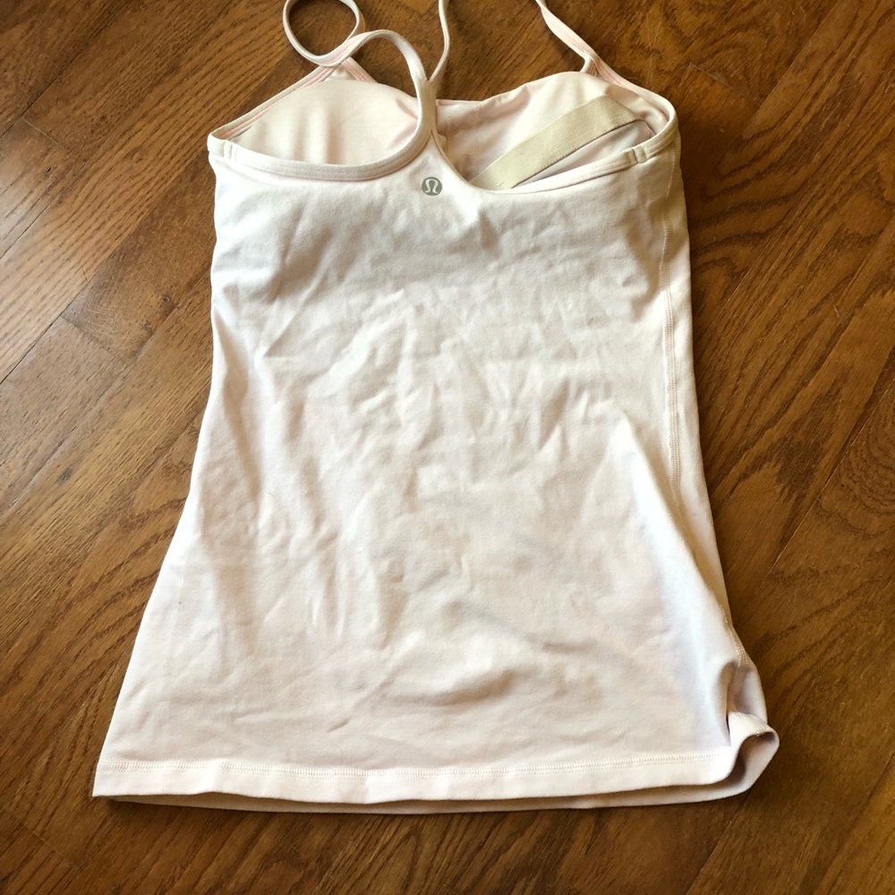 Light pink power y tank